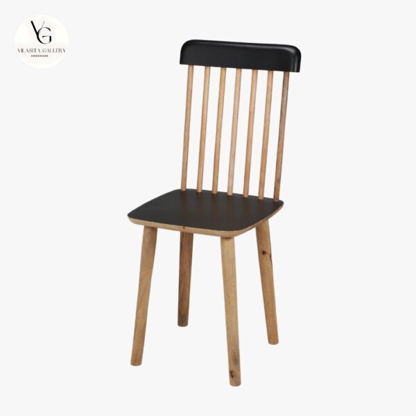 Solid Mango Wooden Chair– Modern Wooden Dining/Lounge Chair in Natural Brown