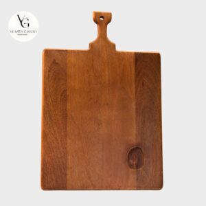 Large mango wood chopping board for kitchen – handcrafted wooden cutting board by Vilasita Gallery