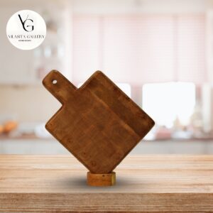 Small wooden chopping board for kitchen use